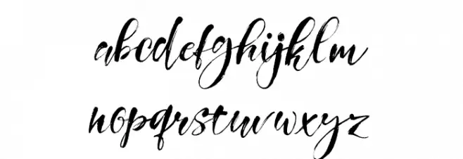 GirlyThingsDemoVersion 字体 小写