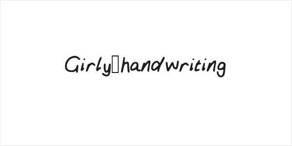 Girly_handwriting Logo