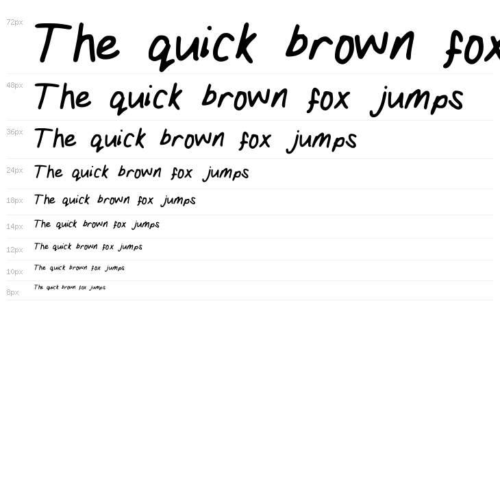 Girly_handwriting Waterfall