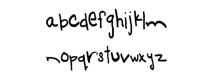 Girlygirl Font LOWERCASE
