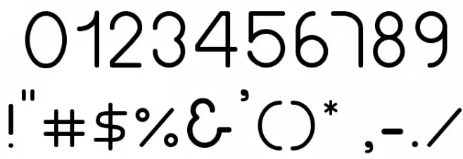 Giro-Light Font OTHER CHARS