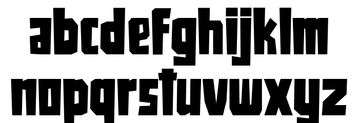 Girock Regular Font LOWERCASE