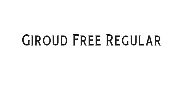 Giroud Free Regular Logo