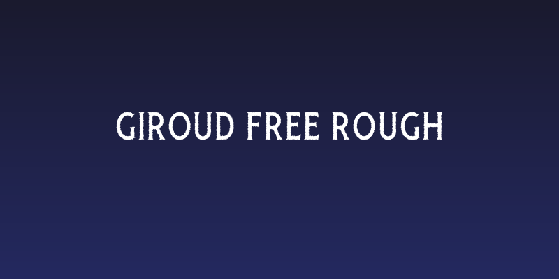 Giroud Free Rough Social Header