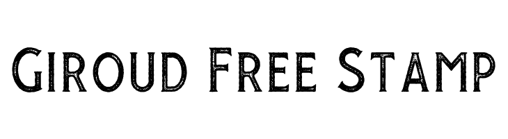 Giroud Free Stamp  Frei Schriftart Herunterladen