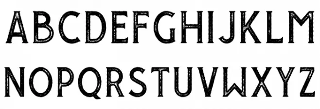 Giroud Free Stamp Font OTHER CHARS