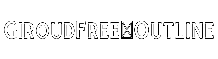 GiroudFree-Outline  font caratteri gratis