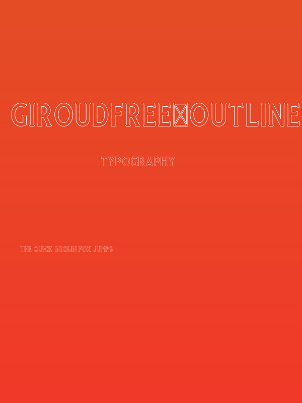 GiroudFree-Outline Poster
