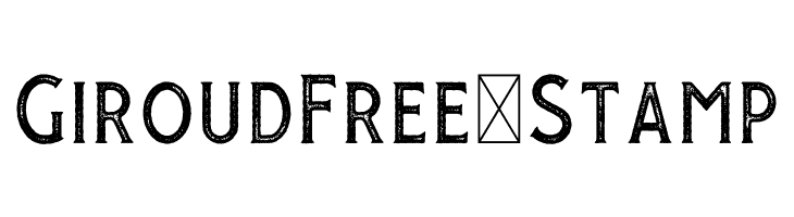 GiroudFree-Stamp  les polices de caractères gratuit tlcharger