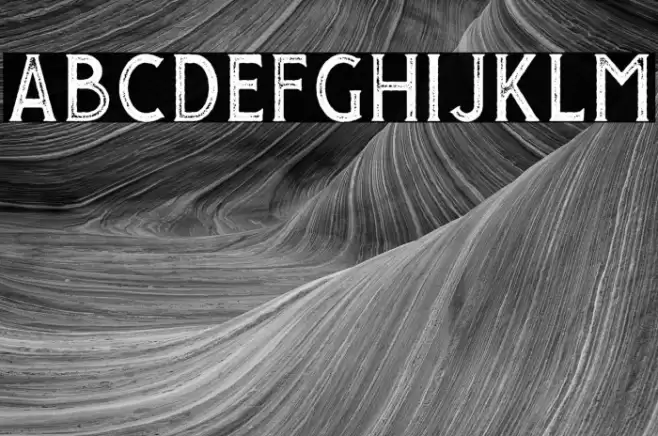 GiroudFree-Stamp Font examples