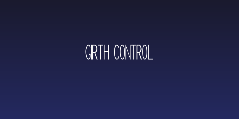 Girth Control Social Header