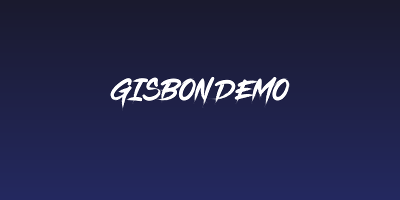 Gisbon DEMO Social Header