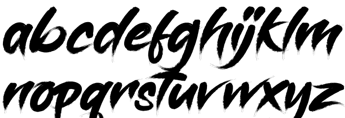 Gisbon DEMO Font LOWERCASE