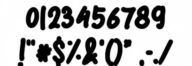 Gisela FREE Font OTHER CHARS