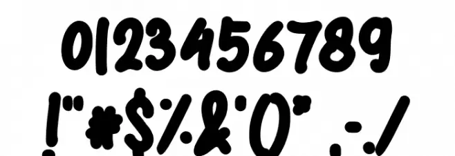 GiselaFREE Font OTHER CHARS