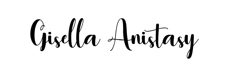 Gisella Anistasy  font caratteri gratis