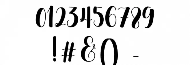 Gisella Anistasy Font OTHER CHARS