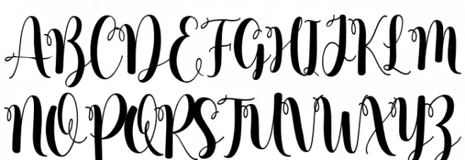 Gisella Anistasy Schriftart Groß