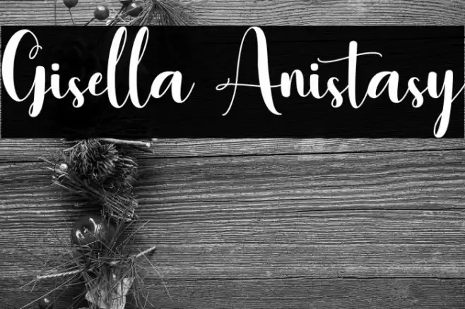 Gisella Anistasy Font examples