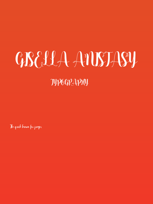 Gisella Anistasy Poster