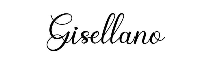Gisellano  नि: शुल्क फ़ॉन्ट्स डाउनलोड