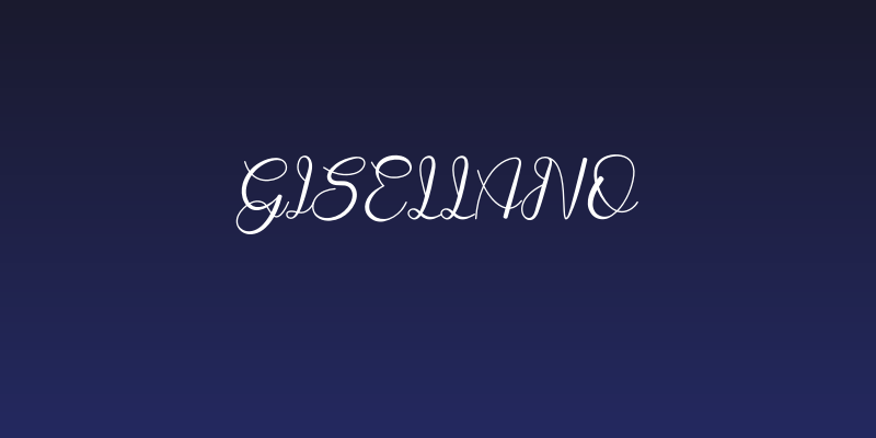 Gisellano Social Header