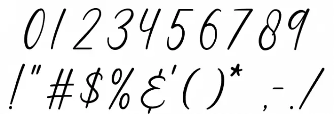 Giselle Font OTHER CHARS