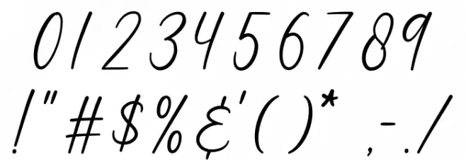 Giselle Font OTHER CHARS