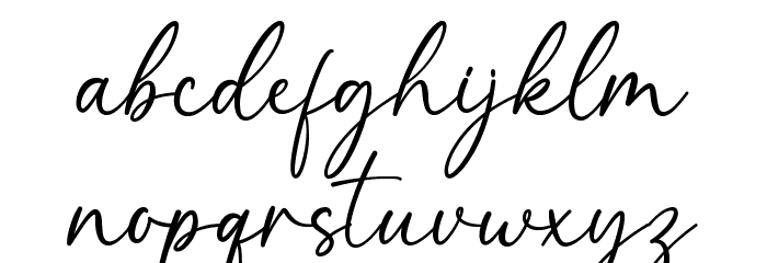 Giselle Font LOWERCASE