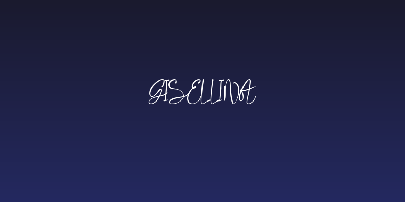 Gisellina Social Header
