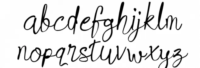 Gisellina خط أحرف صغيرة