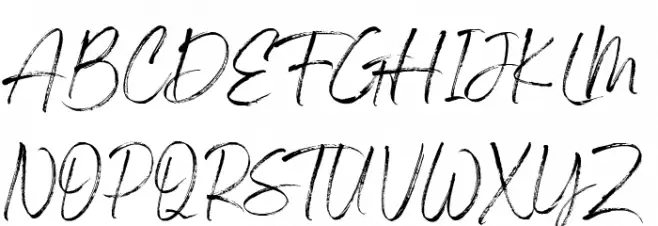 Gisellya Schriftart Groß