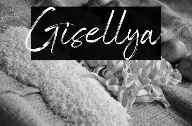 Gisellya Font examples