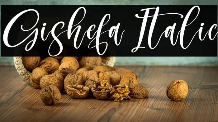 Gishefa Italic Example 2