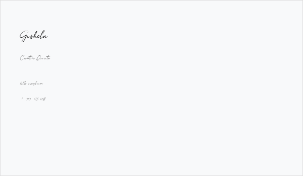 Gishela Business Card