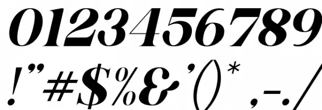 Gishella Morely Italic Font OTHER CHARS