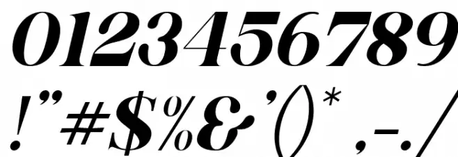 Gishella Morely Italic Font OTHER CHARS