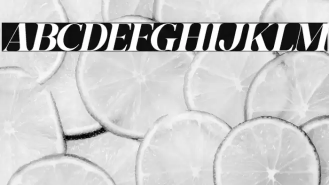 Gishella Morely Italic Font examples