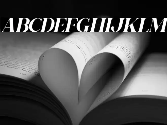 Gishella Morely Italic Font examples