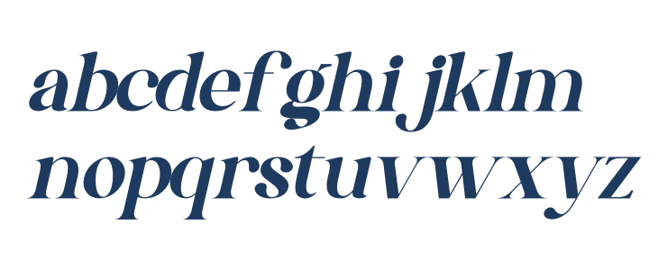 Gishella Morely Italic Lowercase