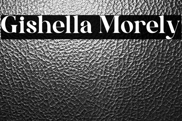 Gishella Morely Example 2