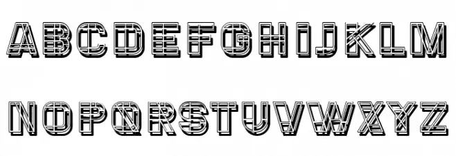 Gismo Regular Font Litere mici