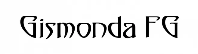 Gismonda FG  Frei Schriftart Herunterladen