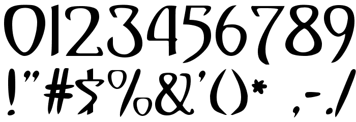 Gismonda FG Font OTHER CHARS