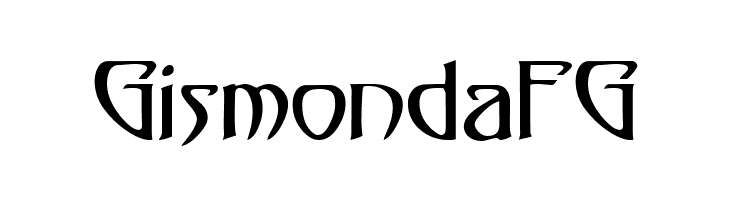Gismonda FG  Free Fonts Download