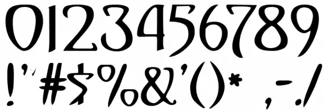 Gismonda FG Font OTHER CHARS