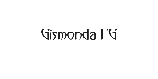 Gismonda FG Logo