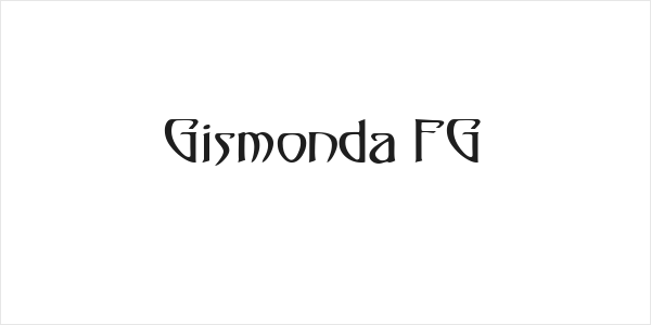 Gismonda FG Logo