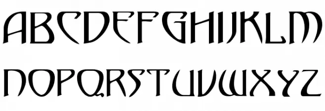 Gismonda Regular Schriftart Groß