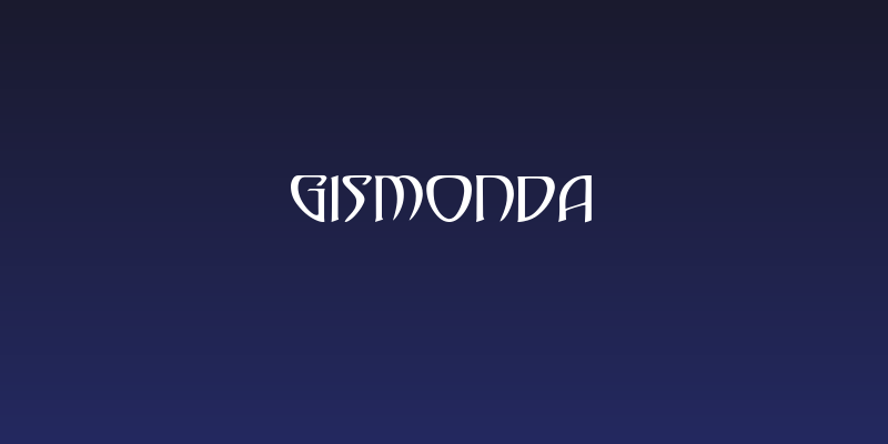 Gismonda Social Header